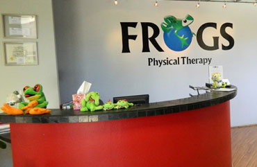 FROGS Physical Therapy Reception Area